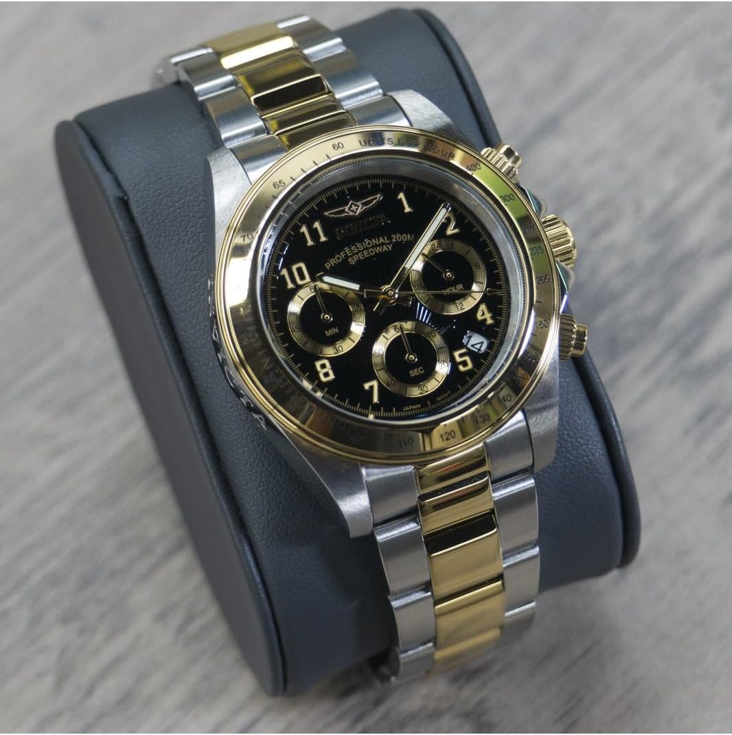 Detalle de Invicta Speedway 17027: orologio da uomo in acciaio inox da 39 mm con movimento al quarzo