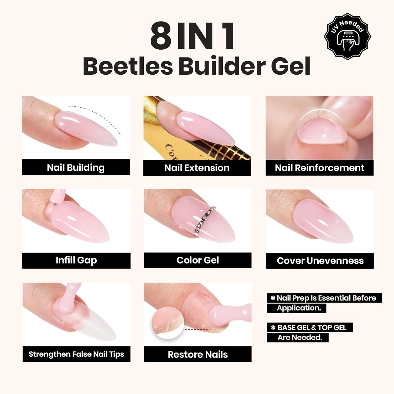 Detalle 2 de Beetles Builder Gel Set, 3-Piece