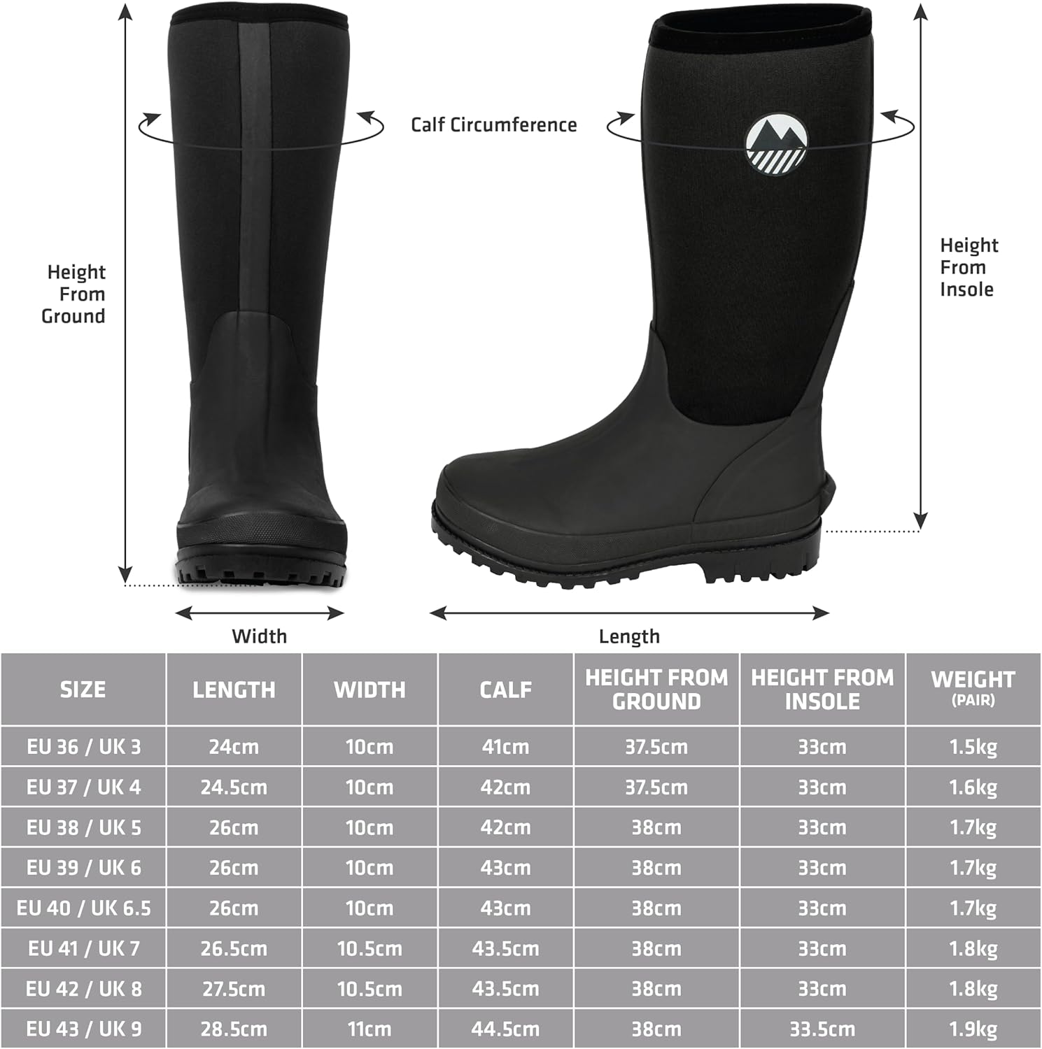 Thumbnail 6 de Lakeland Active Rydal Neoprene Insulated Wellies