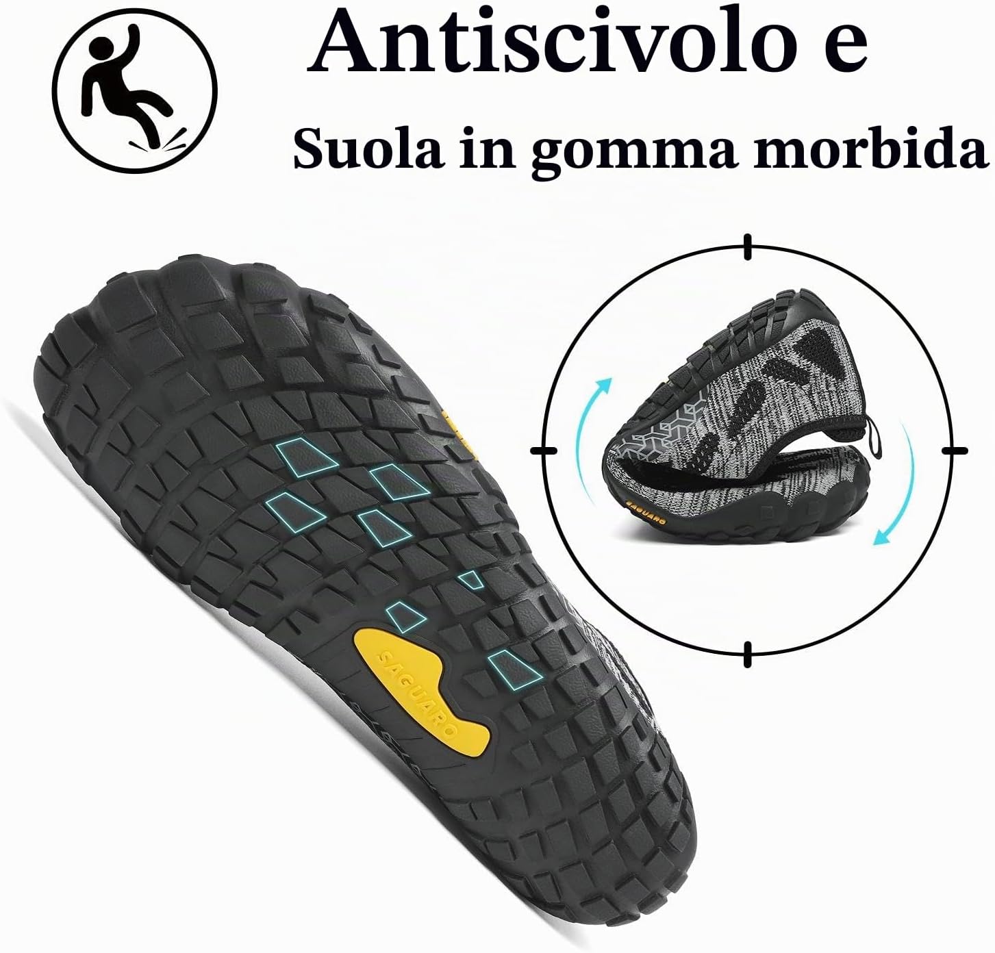 Thumbnail 6 de SAGUARO Scarpe Barefoot Minimaliste Uomo/Donna – leggerezza, traspirabilità e zero drop per trail e uso quotidiano