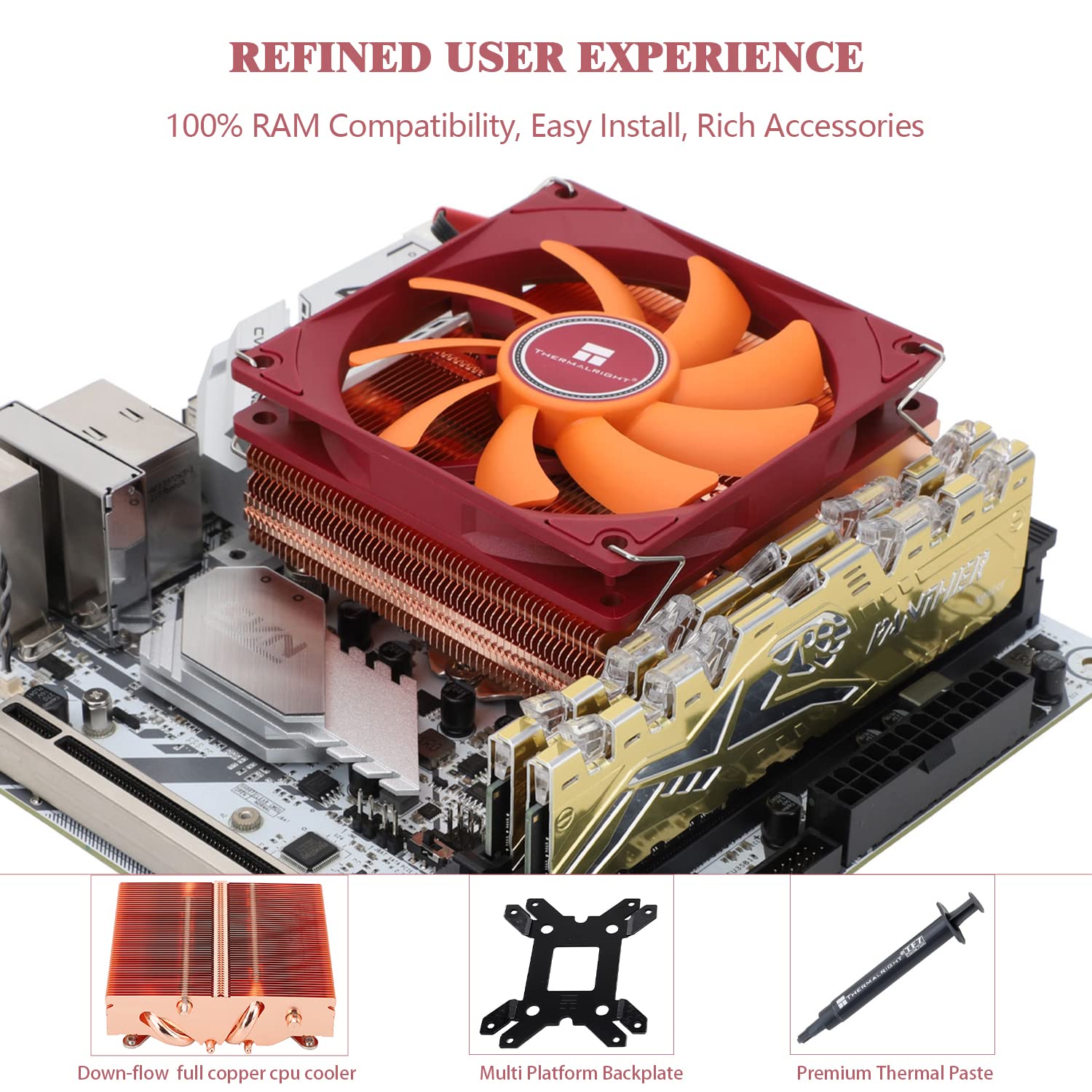 Detalle de Thermalright AXP90-X47 Full Low Profile ITX CPU Cooler