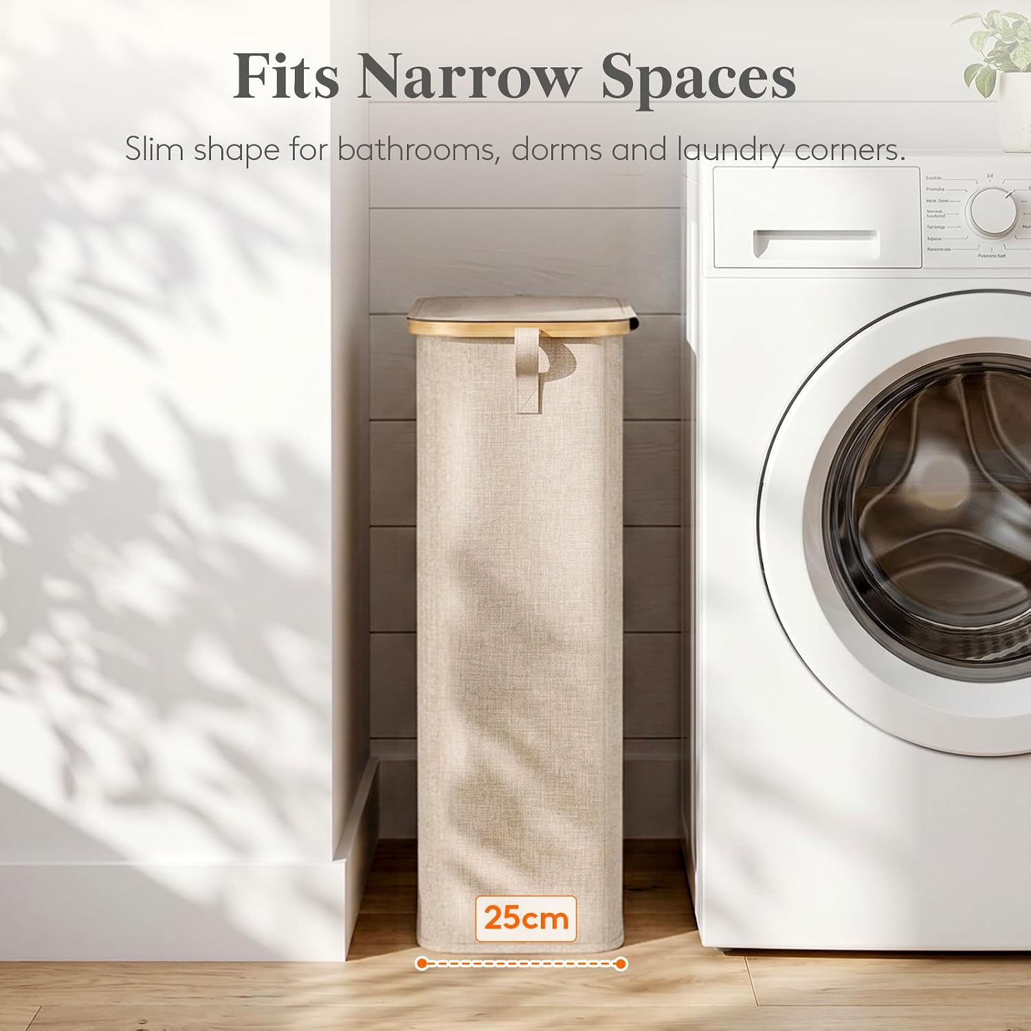 Detalle 2 de Lifewit Slim Laundry Hamper 75L