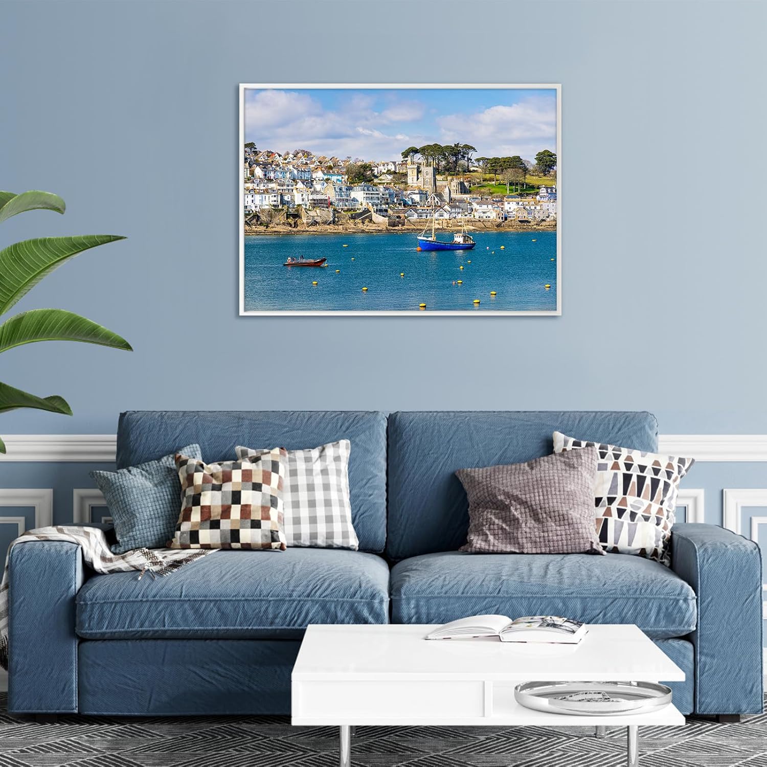 Detalle de Fowey Harbour 1000-Piece Jigsaw Puzzle for Adults