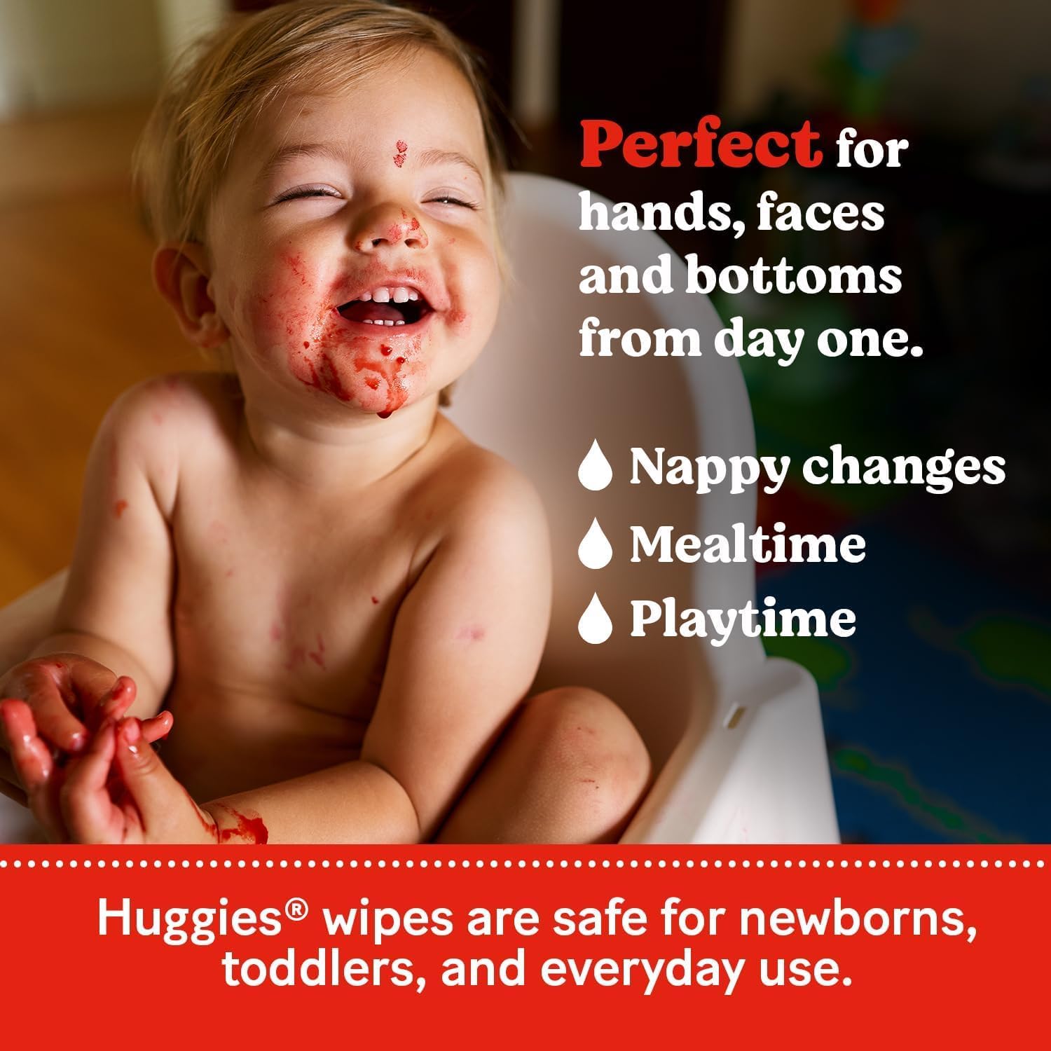 Thumbnail 6 de Huggies Pure Plastic Free Baby Wipes (Pack of 18, 864 wipes) – fragrance free, hypoallergenic