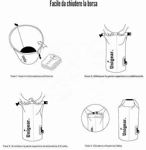 Thumbnail 4 de Unigear Borsa Impermeabile Dry Bag 2L–55L: resistente, pratica e versatile per outdoor