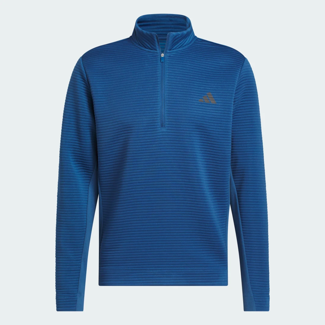 Thumbnail 3 de Sudadera con cremallera hasta el pecho y textura Ultimate365 Dwr - Adidas (Azul)