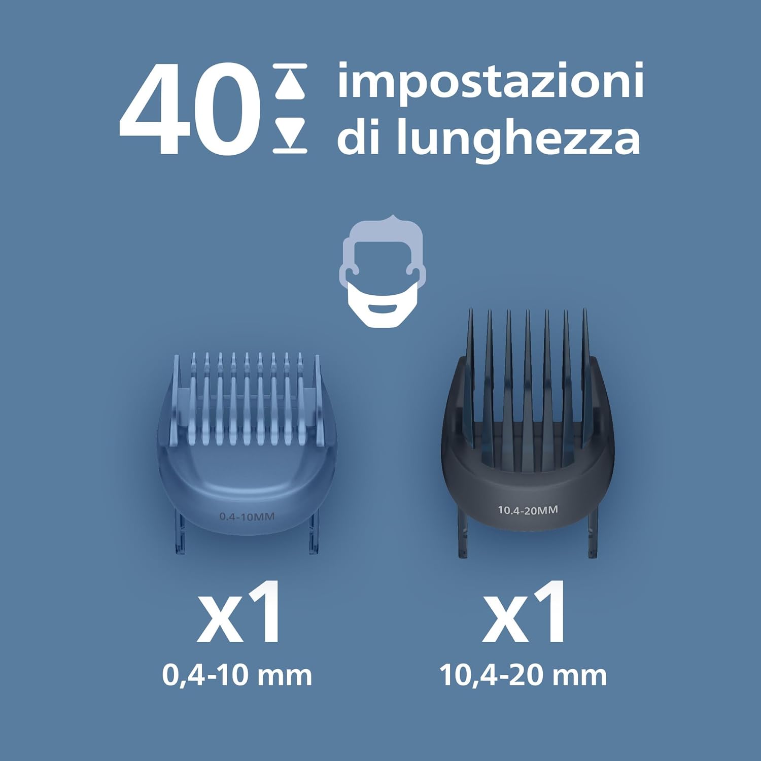 Thumbnail 2 de Philips BT7670/15 regolabarba 40 impostazioni 🧔