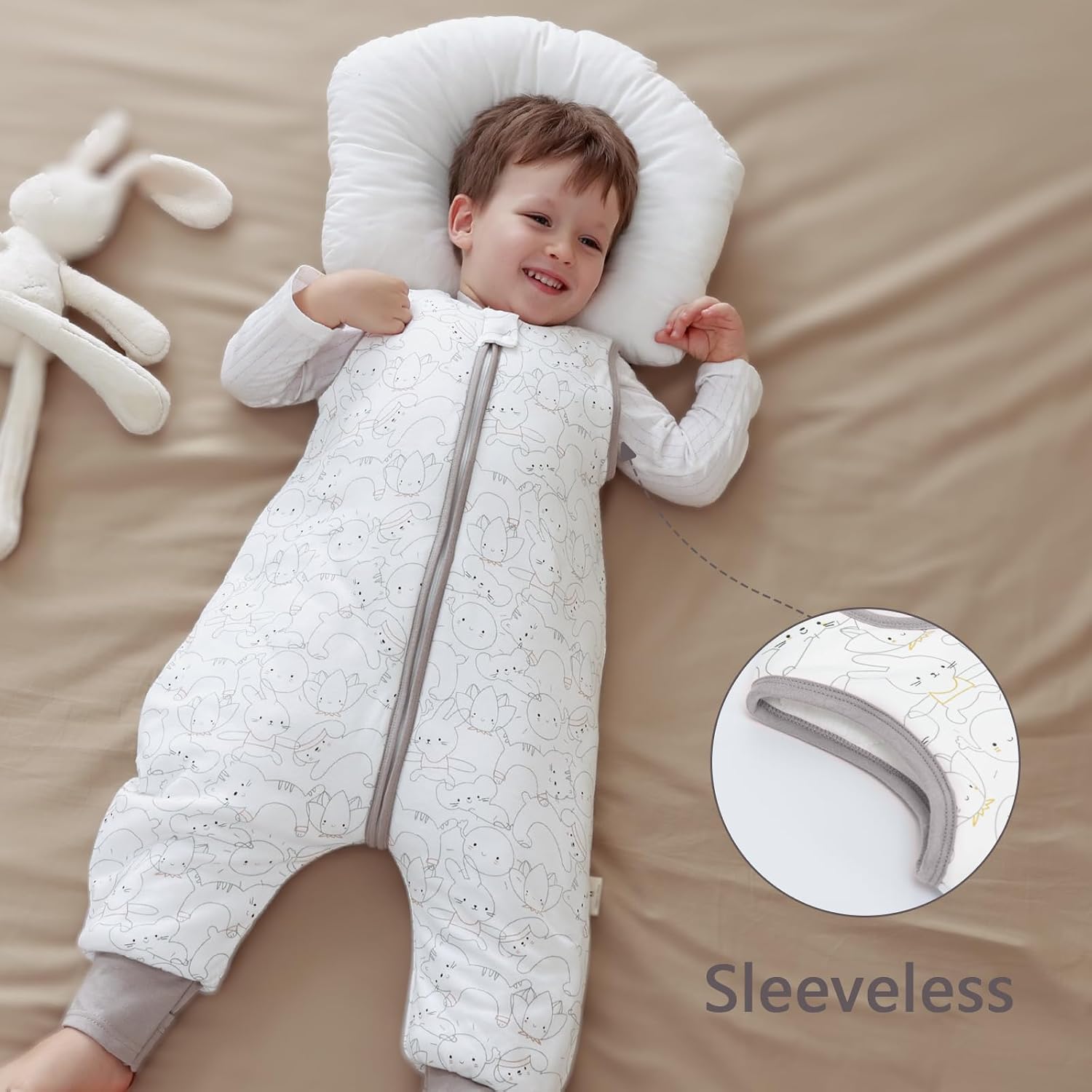 Detalle 2 de MIKAFEN Baby Winter Sleeping Bag with Feet