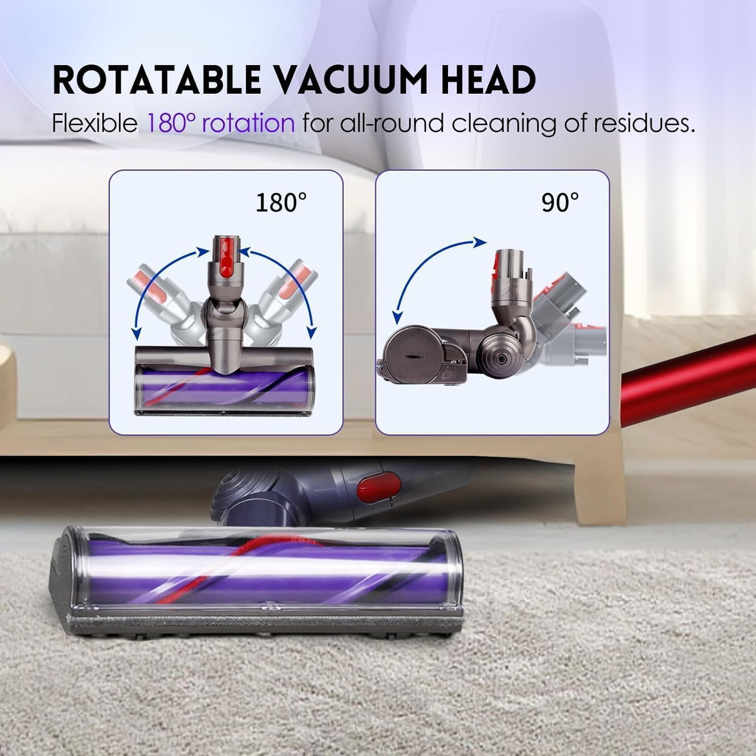Detalle 2 de Dyson V11 kompatible Bürste 180° 🧹