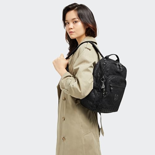 Thumbnail 5 de Kipling Seoul S Mochila Pequeña, Signature Emb (Negro)