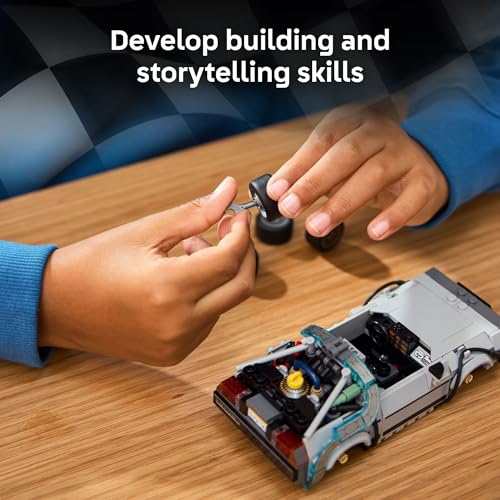 Detalle de LEGO Speed Champions Time Machine (77256) from Back to the Future — Dual Build Modes