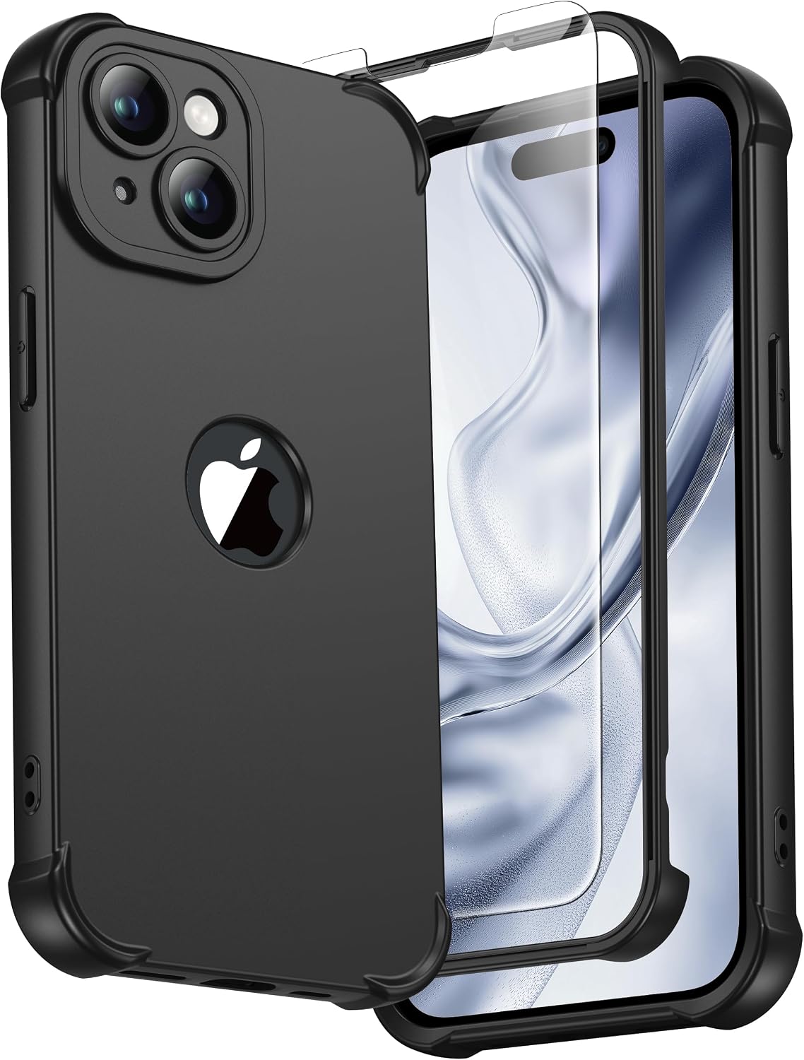 Detalle de ORETECH iPhone 15 Case 6.1 inch 2-Pack screen protector