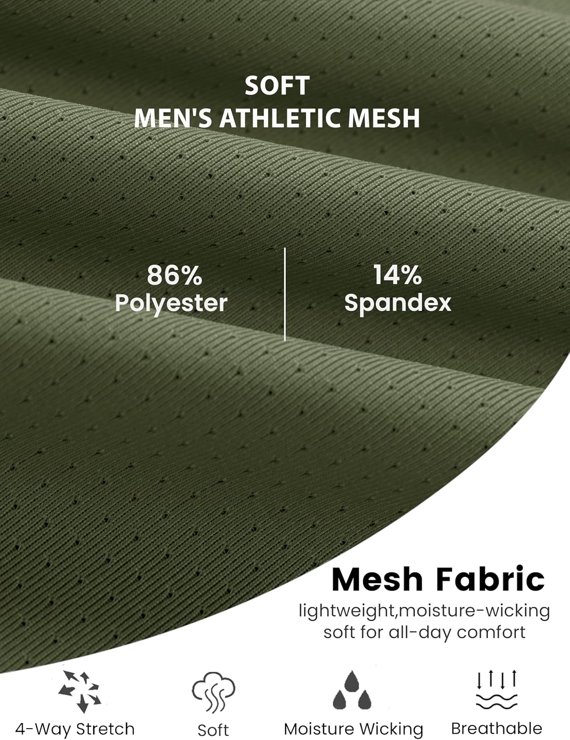 Thumbnail 5 de MAGCOMSEN quick dry gym shirt with mesh