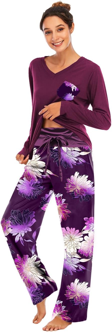 Thumbnail 3 de Floral women’s pyjamas set, long sleeve