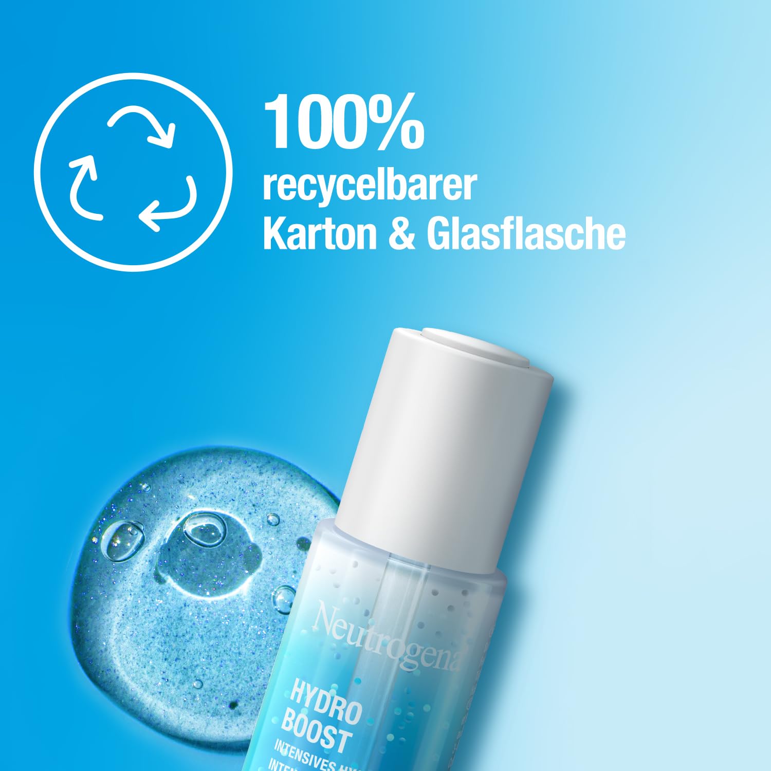Detalle de Neutrogena Hydro Boost Hyaluron Konzentrat (2 x 15 ml) – Intensive Feuchtigkeit mit 2 Hyaluronsäurenformen