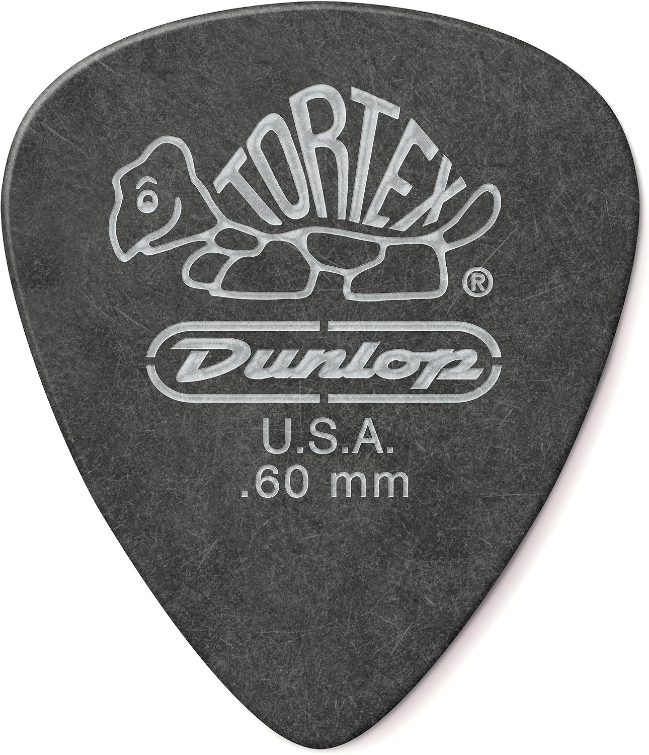 Detalle de Jim Dunlop 488P.60 Pitch Black Standard – kostki Tortex 0,60 mm, 12 szt.