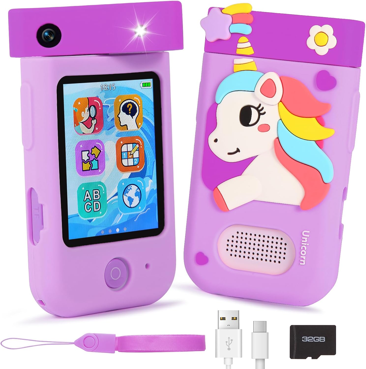 Detalle de ARNSSIEN A200 smartphone infantil cámara 180°