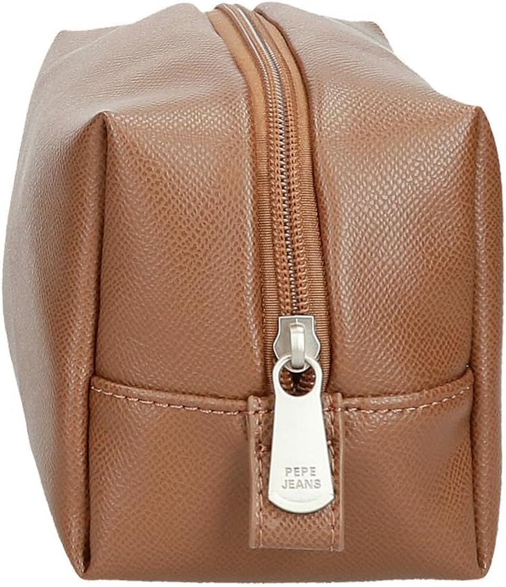 Detalle 2 de Pepe Jeans Elia Neceser Marrón 17,5x10,5x9,5 cm
