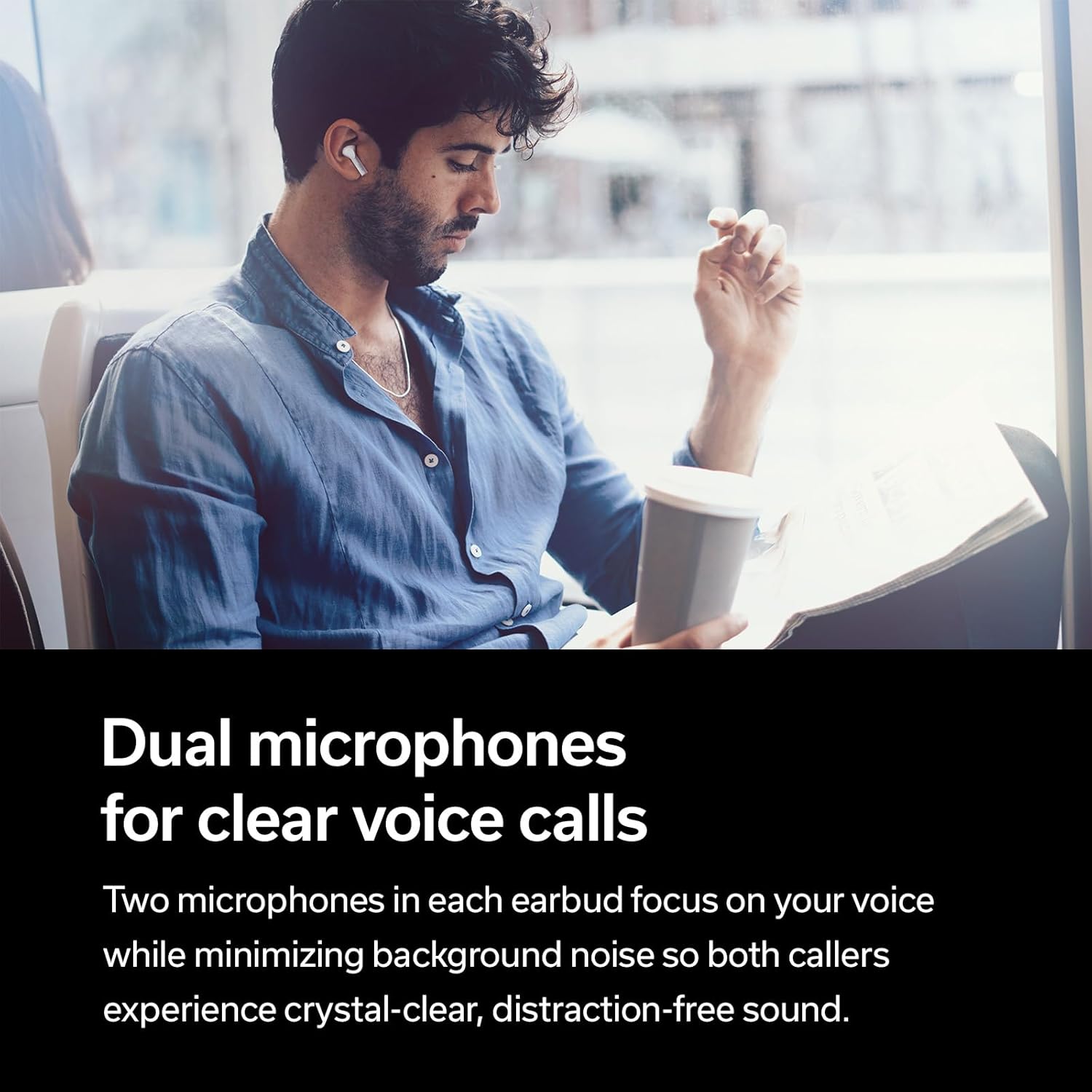 Thumbnail 3 de Denon AH-C500W True Wireless In-Ear-Kopfhörer (IPX4) mit Multipoint & Mikrofon – weiß