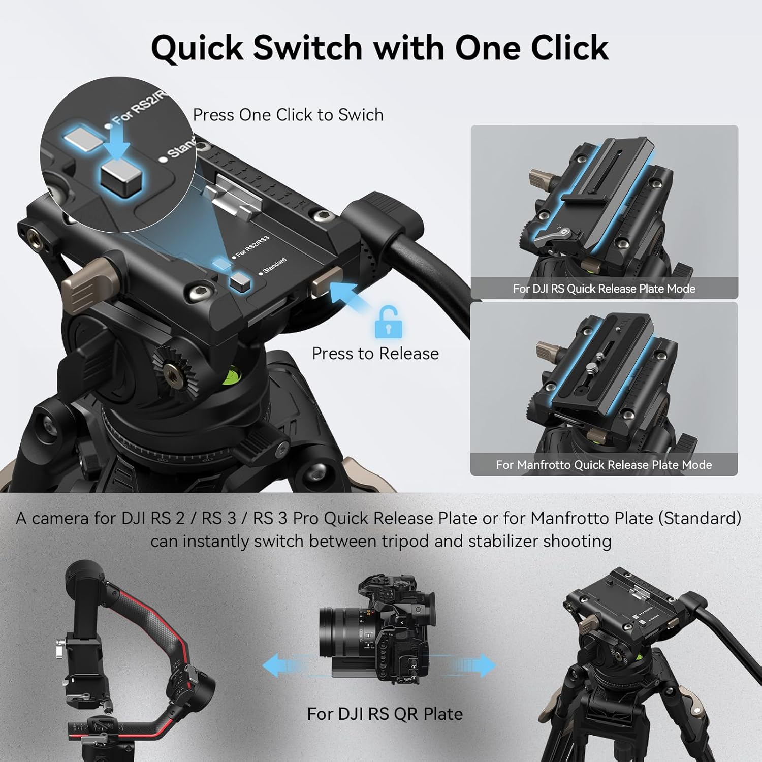 Thumbnail 6 de SmallRig AD-80 Heavy-Duty Videostativ 8 kg