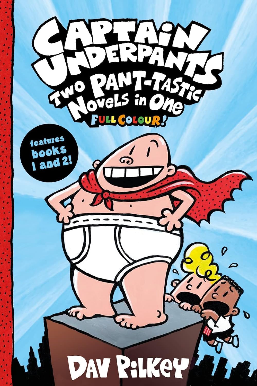 Detalle de Captain Underpants: Two Pant-tastic Novels in One (Full Colour!): 1 – kolorowy tom dwóch powieści