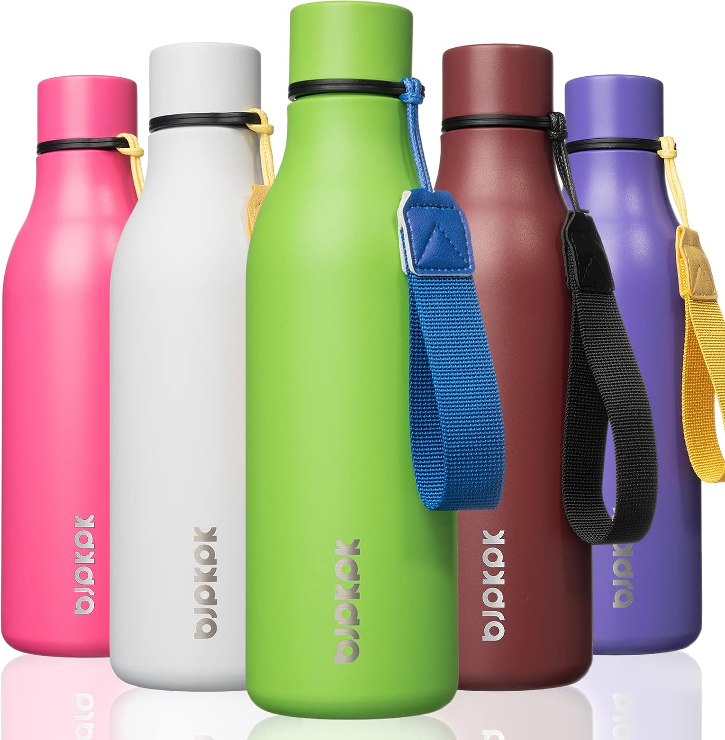 Detalle 1 de BJPKPK insulated water bottle, 18 oz