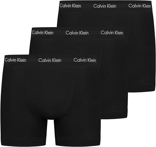 Imagen de Calvin Klein Calzoncillos bóxer Hombre Pack de 3 Trunks | Black W Black WB, XL en OfertitasTOP
