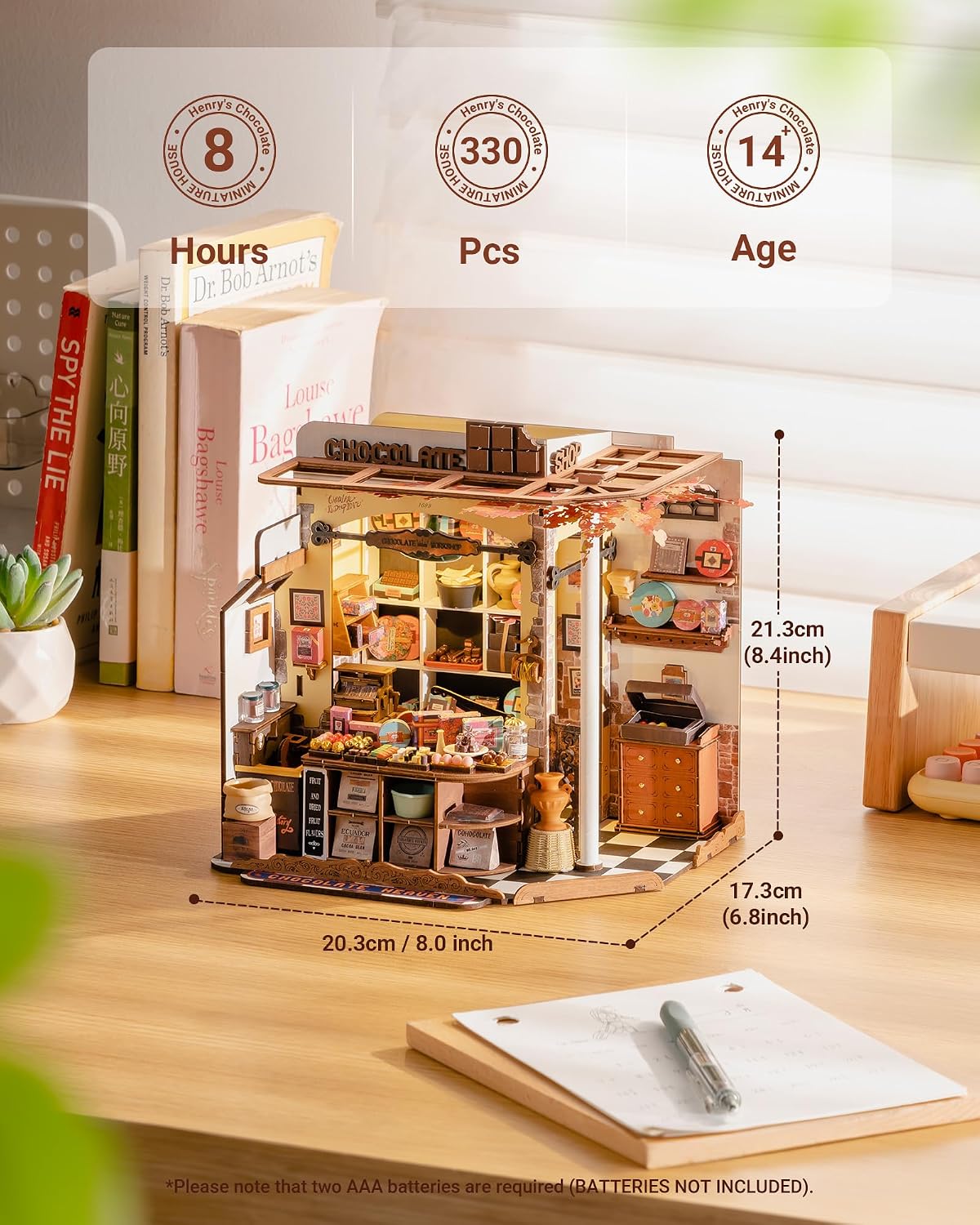 Thumbnail 1 de ROBOTIME Kit Casa delle Bambole in Miniatura Henry’s Chocolate