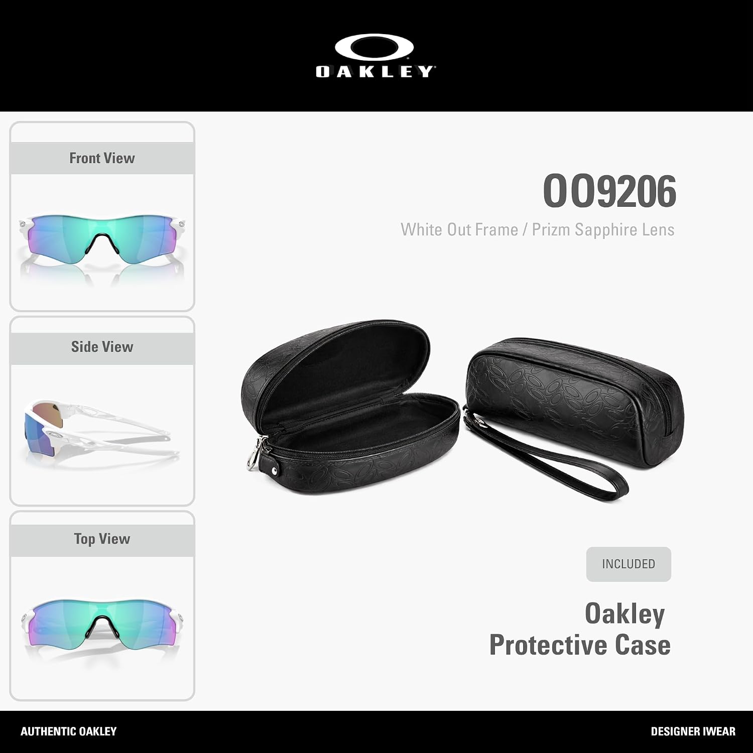Detalle de OAKLEY 0OO9206 RADARLOCK PATH スポーツサングラス、Asia FittingとSwitchlock搭載