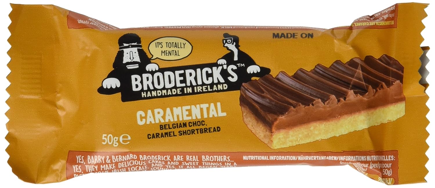 Detalle de Broderick's Kuchen Riegel Caramel Slice – 20er Pack (20 x 50 g)