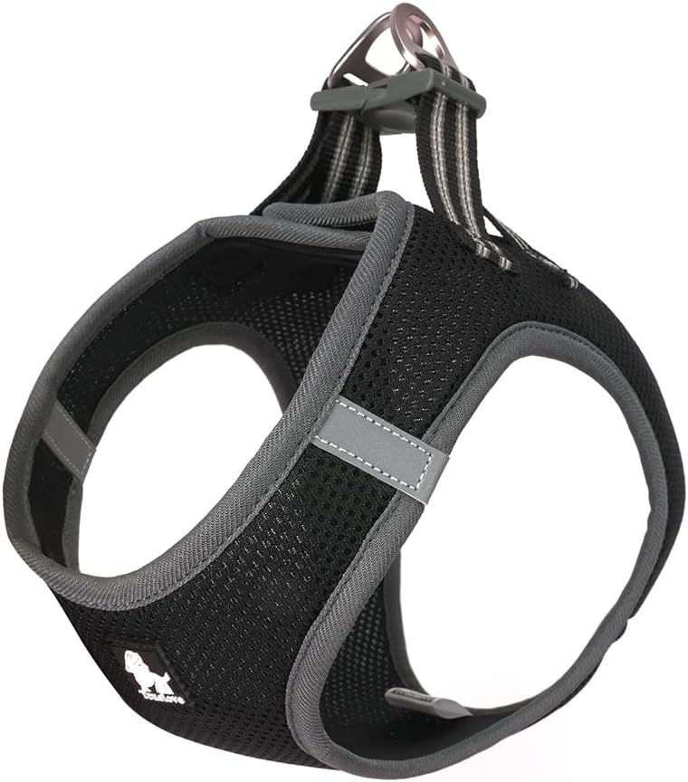 Thumbnail 5 de TRUE LOVE Dog Harness: Soft Air Mesh Adjustable Reflective Vest for XX-Small Orange
