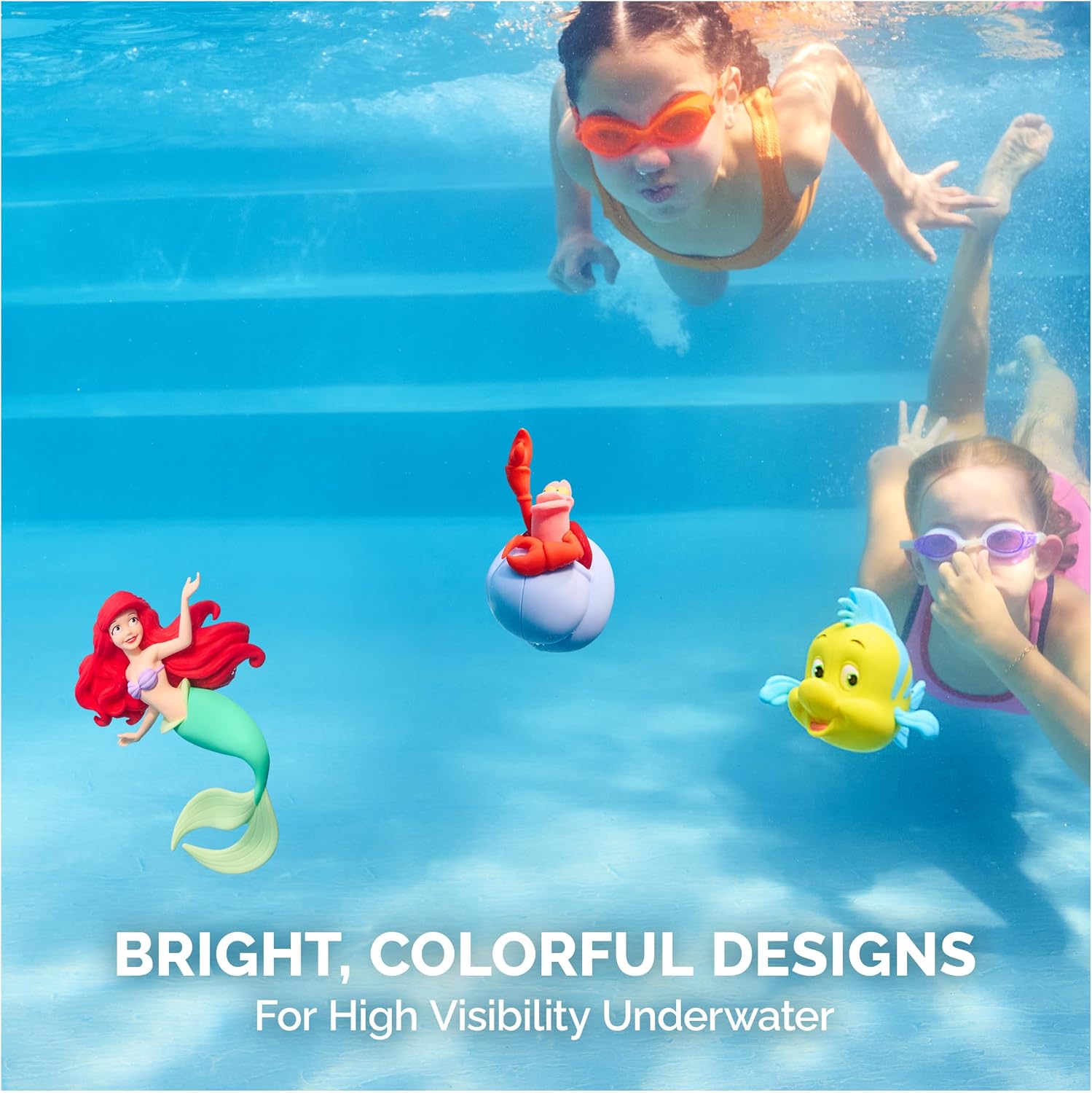 Thumbnail 3 de SwimWays Disney Princess Ariel Dive Characters 3-Pack for Kids Pool Play