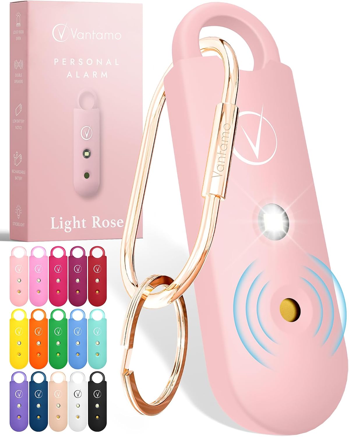 Imagen de Vantamo Personal Alarm for Women 130dB en OfertitasTOP