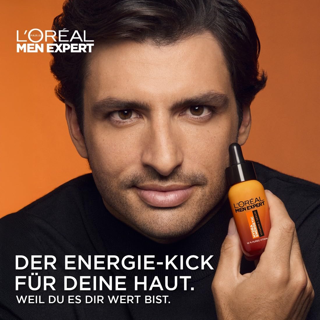 Detalle 2 de L'Oréal Men Expert Pflegeset gegen müde Haut für Männer – Serum + 24H Anti-Müdigkeit Feuchtigkeitscreme (30 ml + 50 ml)