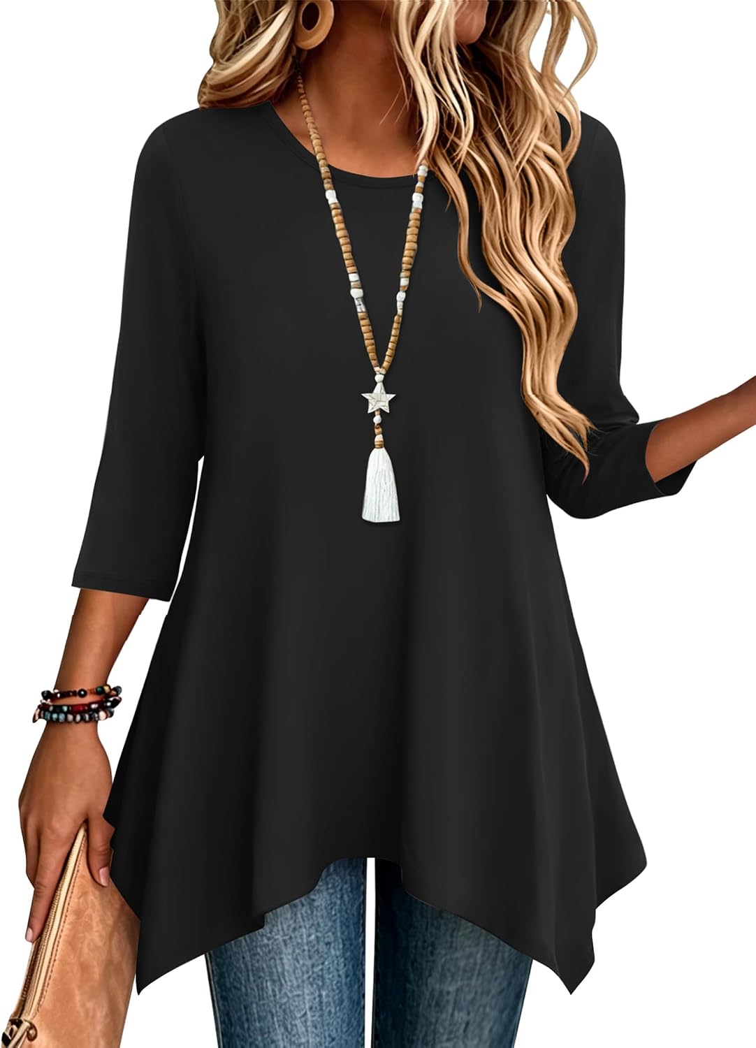 Detalle 2 de Zeagoo Women's Tunic Top, Polyester Blend