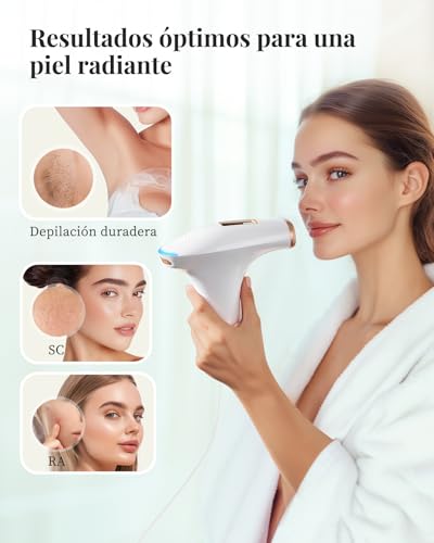 Detalle 2 de Haarlosy Épilateur Lumière Pulsée, 999 900 flashs, 9 niveaux ⚡