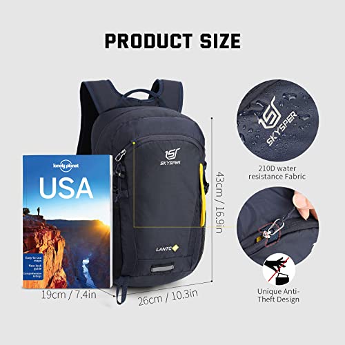 Detalle 2 de SKYSPER Leicht Wanderrucksack 20L – Kleiner Begleiter mit Rückenbelüftung