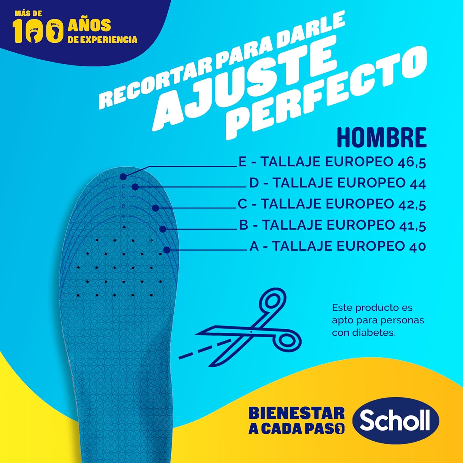 Thumbnail 6 de Scholl GelActiv Plantillas para Hombre, talla 40–46,5 👞