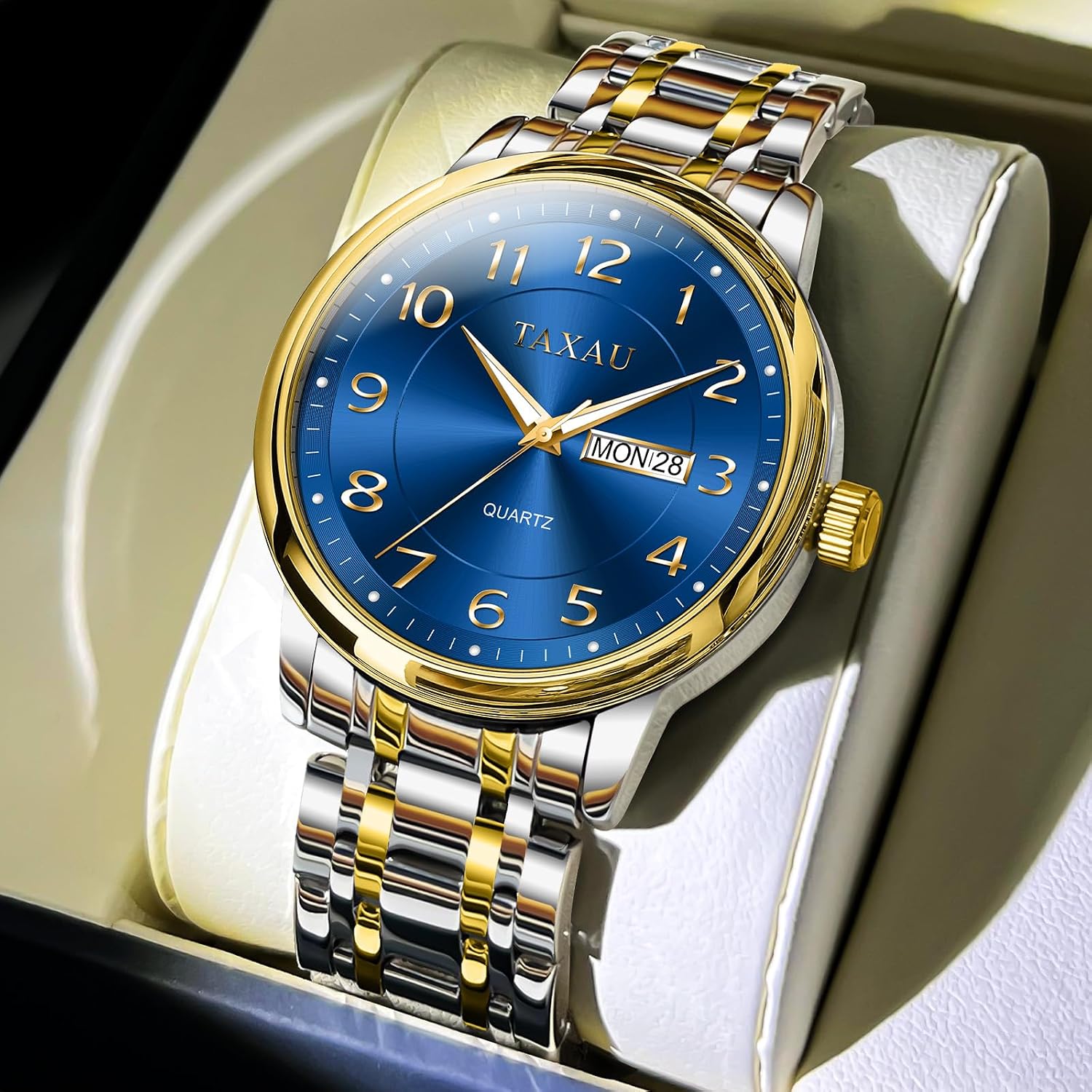 Thumbnail 6 de Taxau Herrenuhr Silber Edelstahl 41 mm