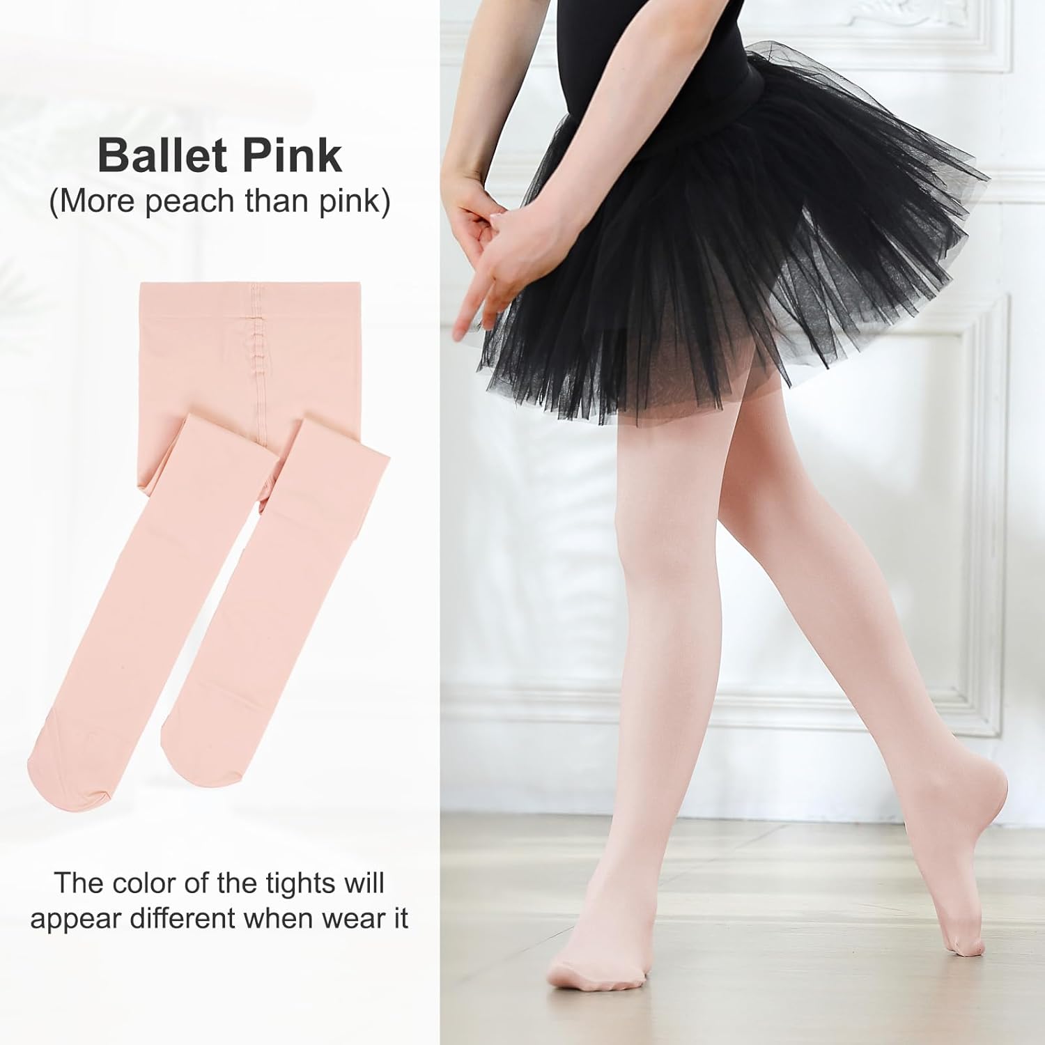 Detalle 2 de DIPUG Ballet Tights for Girls ⚡