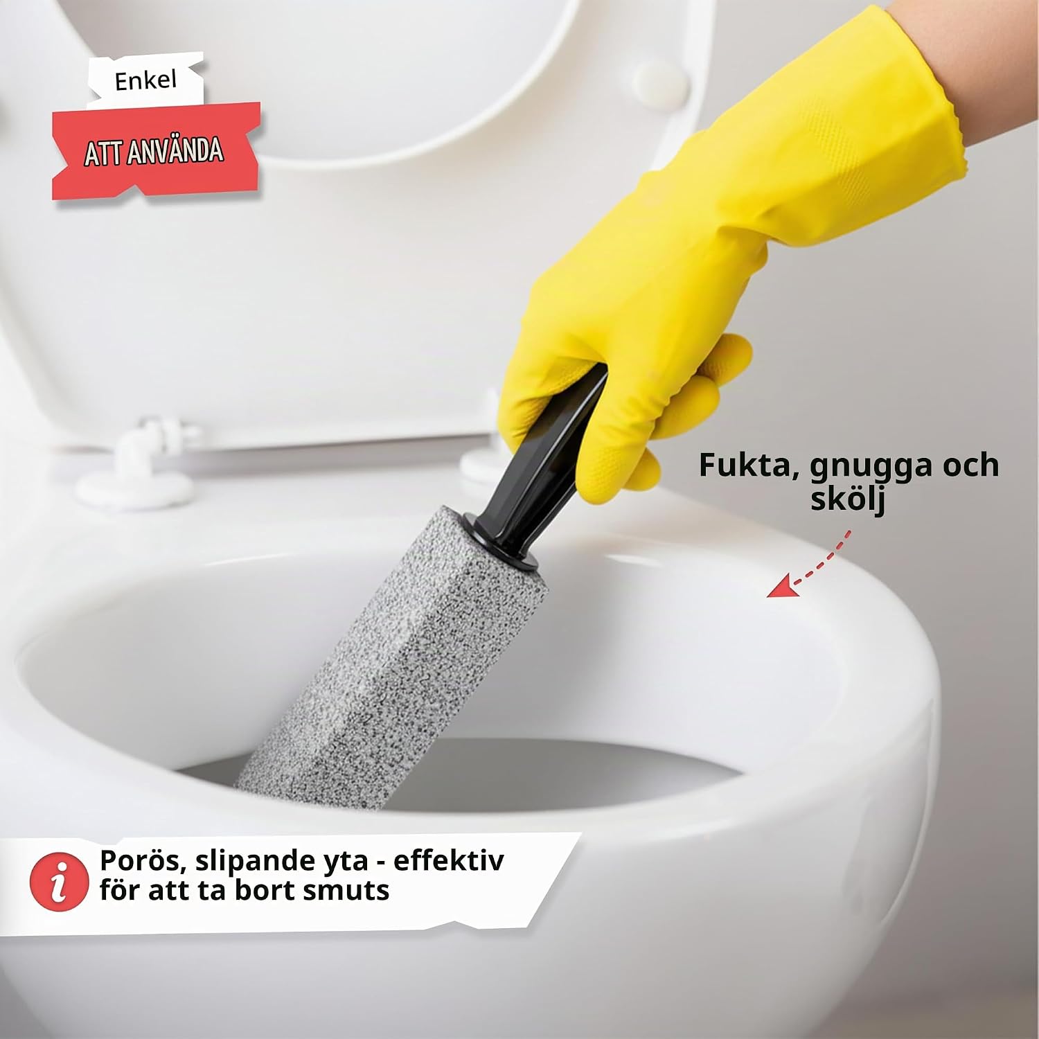 Detalle 2 de SPRINGER ZX6000 pimpstensset för WC och badrum, naturlig sten, 3-pack