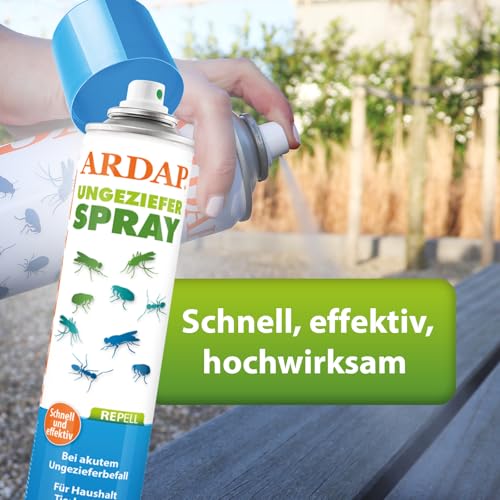 Detalle 2 de ARP ARDAP Repell Ungezieferspray 750ml – Schnelle Abwehr bei akutem Ungezieferbefall