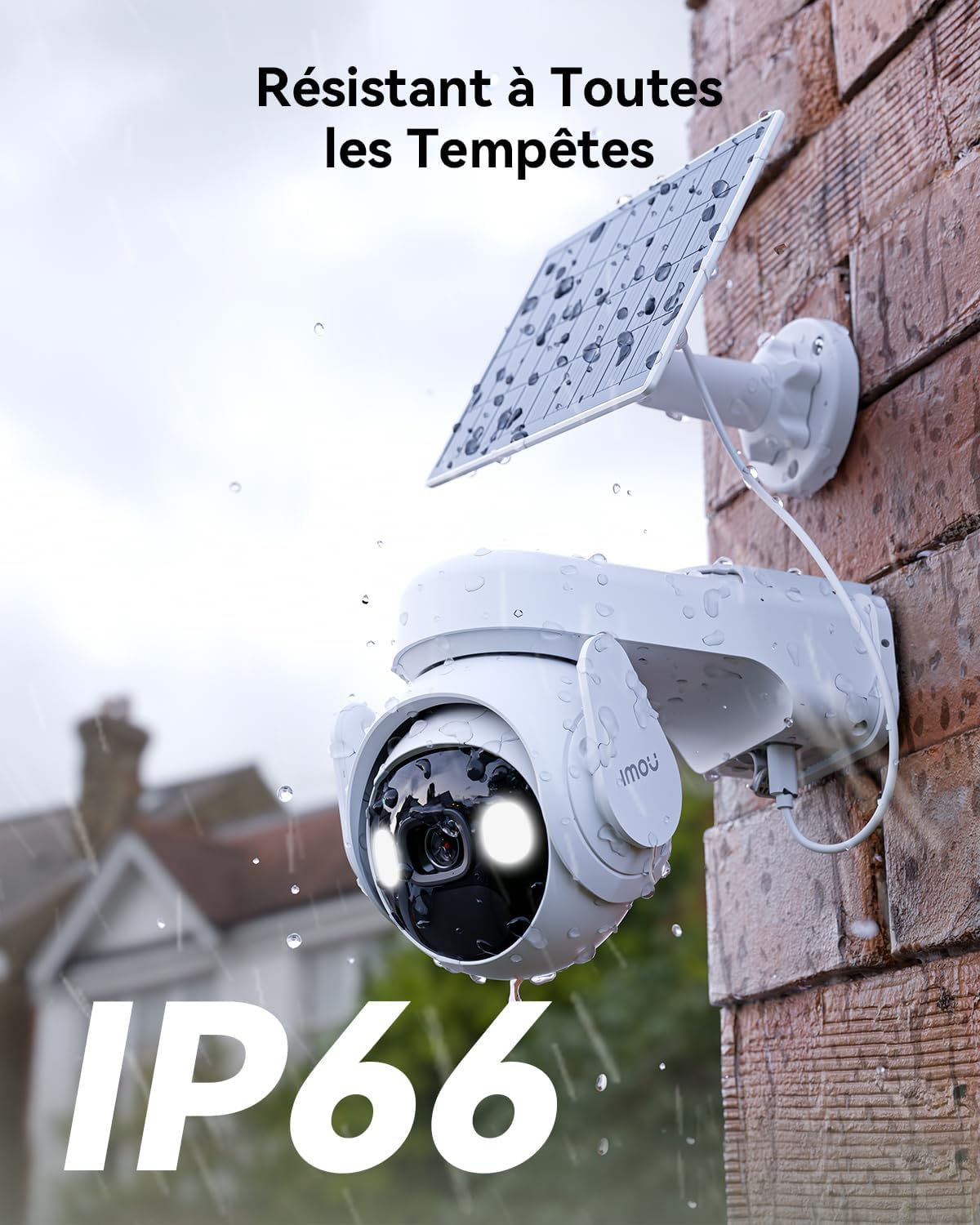 Thumbnail 5 de Imou 2K Caméra de Surveillance Extérieure Sans Fil et Solaire – 360° PTZ, Détection Humaine IA, Audio Bidirectionnel et Sirène