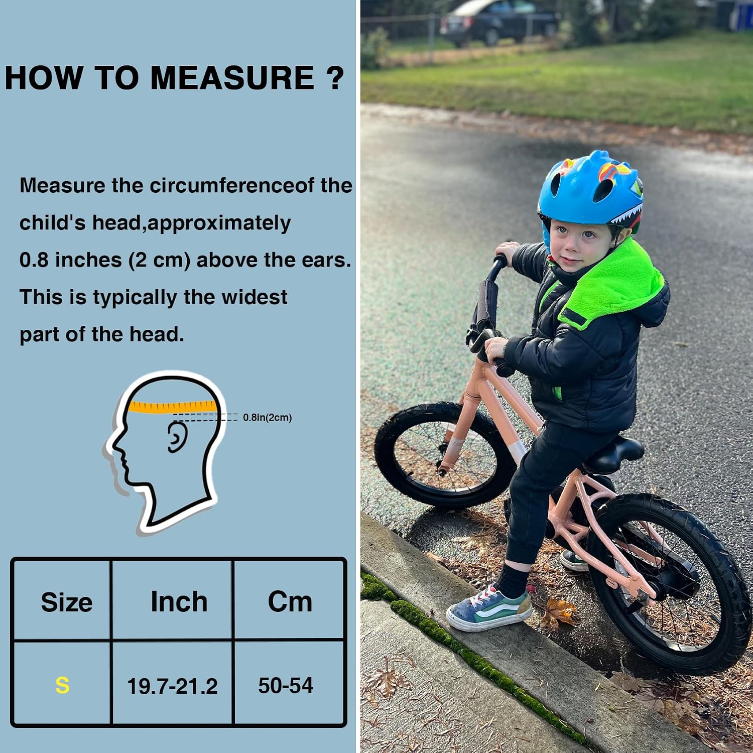 Thumbnail 6 de Toddler Helmet with 3D Dinosaur Design and Protective Gear Set for 2–8 Years