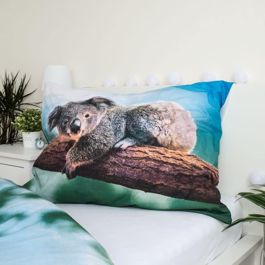 Detalle 2 de Juego de cama Koala bebé en eucaliptos 140x200 cm 🐨