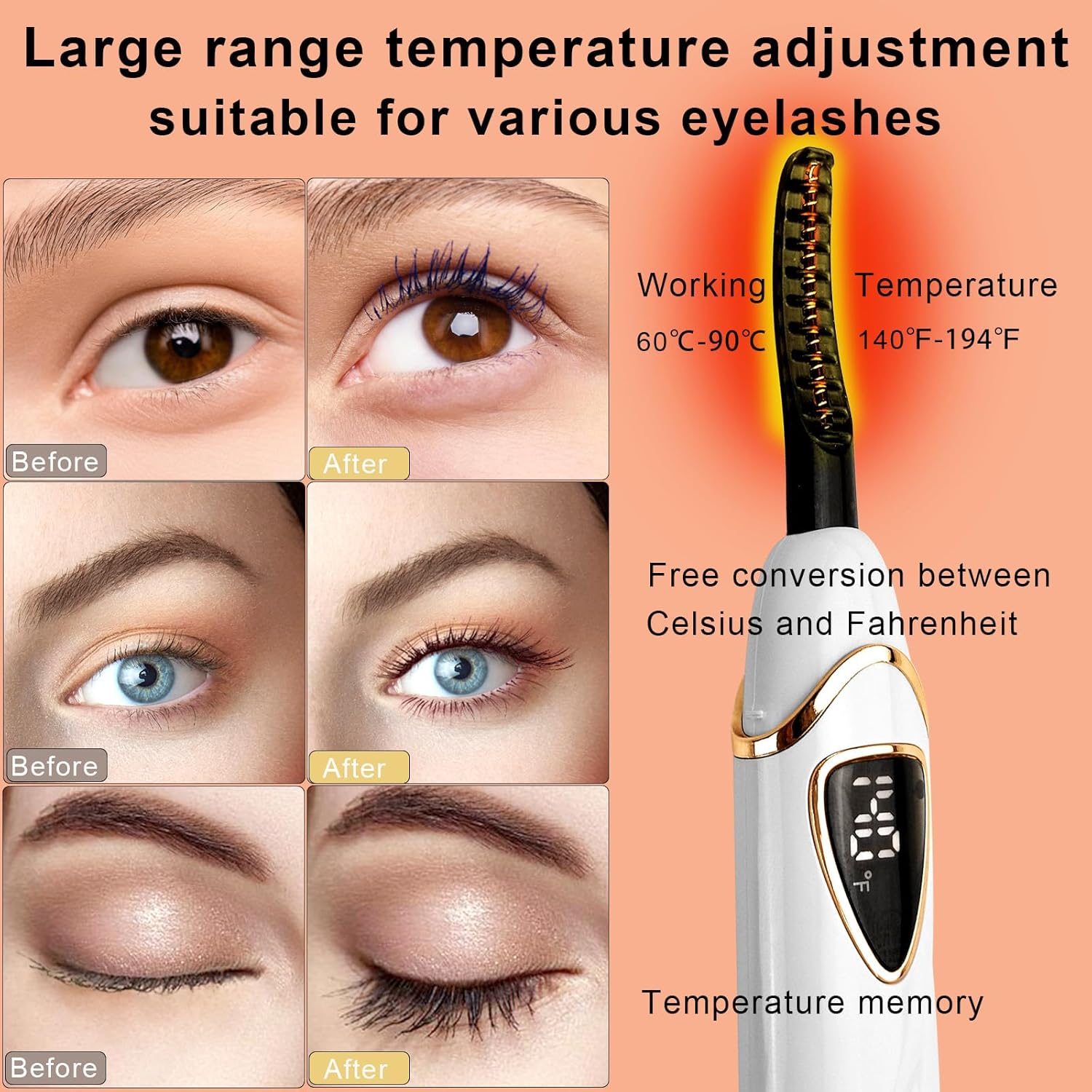 Thumbnail 2 de Tehoi S600 Heated Eyelash Curler