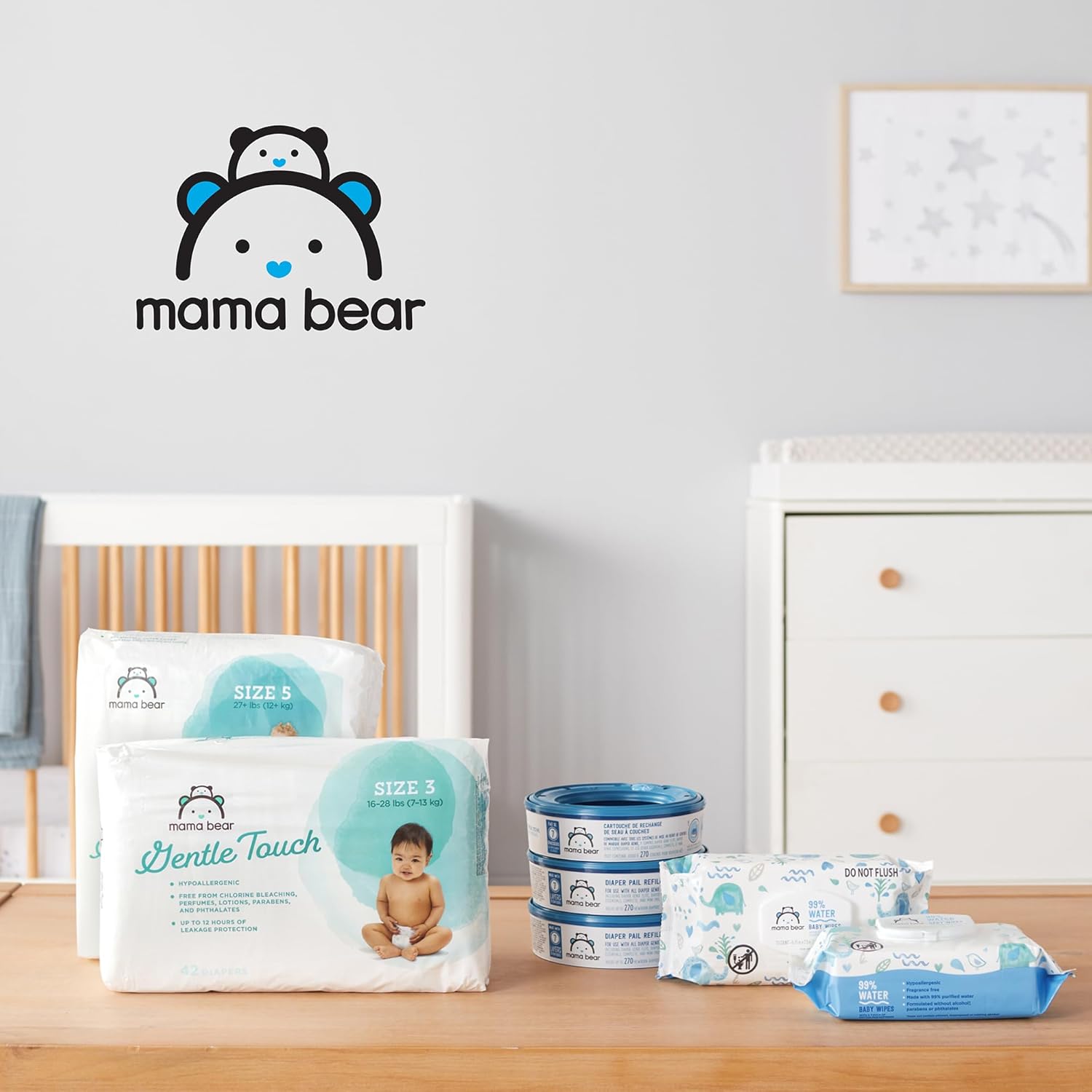 Thumbnail 4 de Mama Bear Diaper Pail Refills 1080 Count 🧷