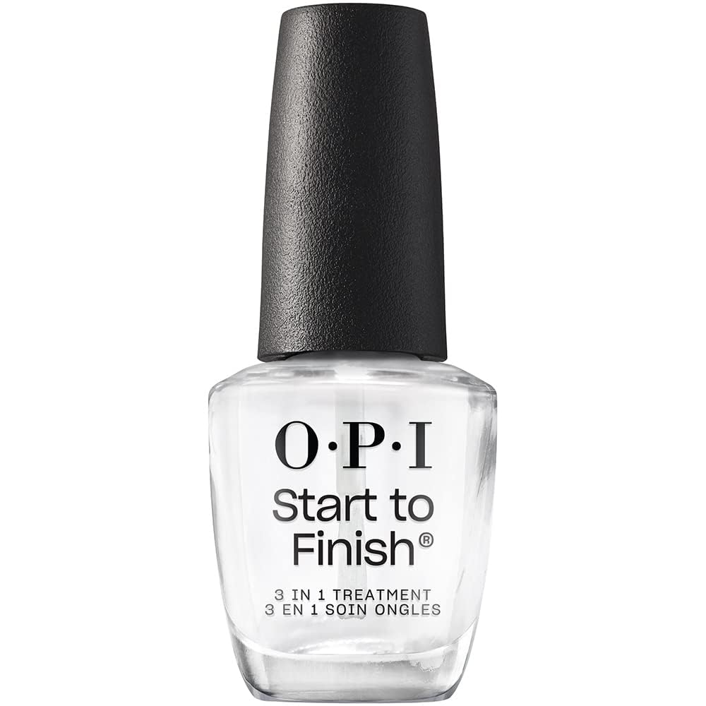 Detalle de OPI Start to Finish 3-in-1 Nail Polish Treatment: Base Coat, Top Coat, and Strengthener