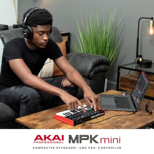 Thumbnail 12 de Akai Professional MPK Mini MK3 – USB-MIDI-Controller mit 25 Minikarten-Tasten, Arpeggiator, Pads und NKS-Unterstützung