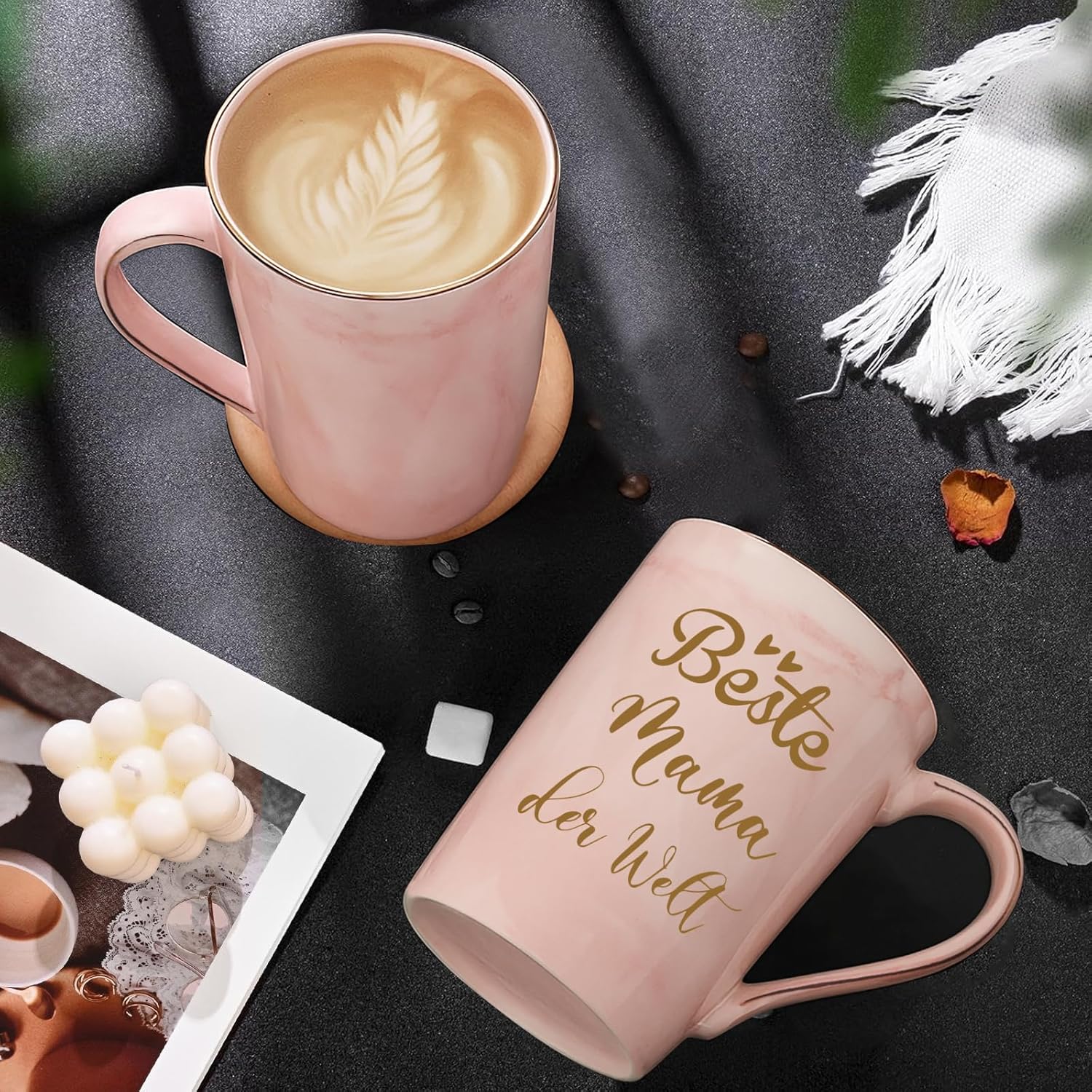 Thumbnail 3 de Verdaxis Kaffeetasse „Beste Mama der Welt“ (400 ml) – Geschenk für Muttertag, Geburtstag & Weihnachten